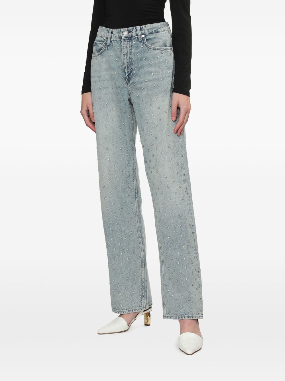 wide-leg jeans - 3