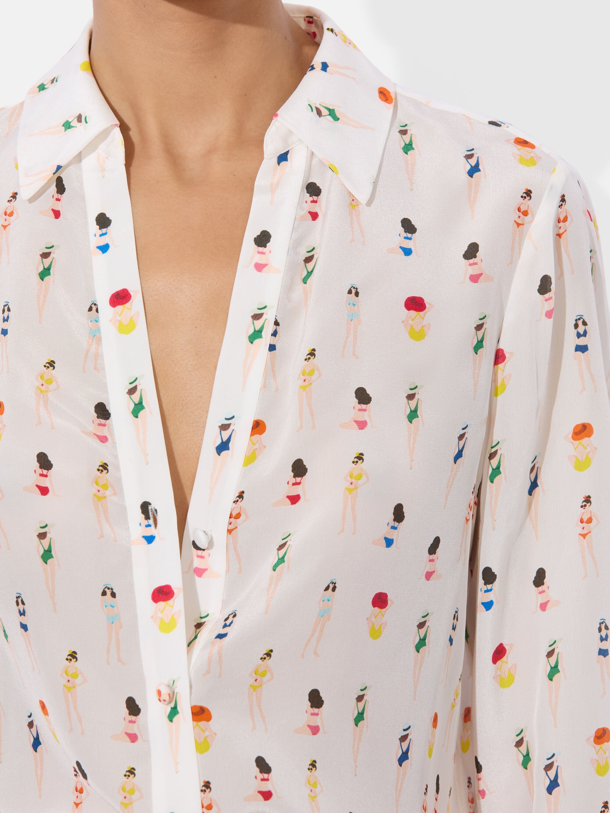 ELOISE BUTTON DOWN BLOUSE - 5