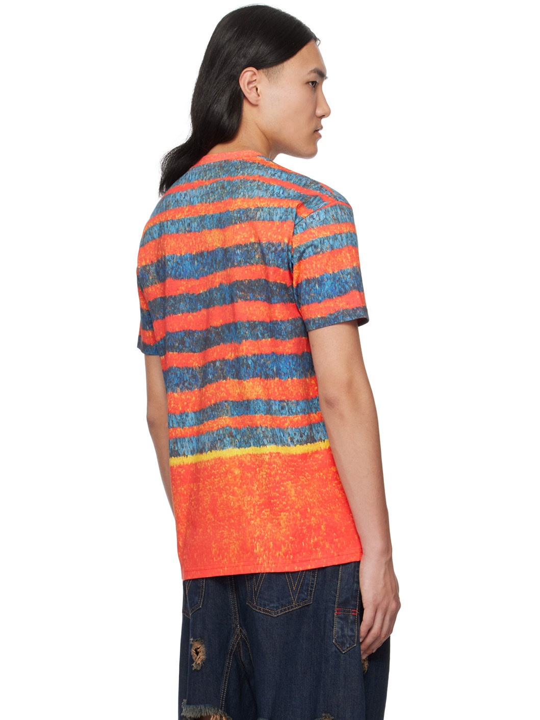 Orange & Blue Classic T-Shirt - 3