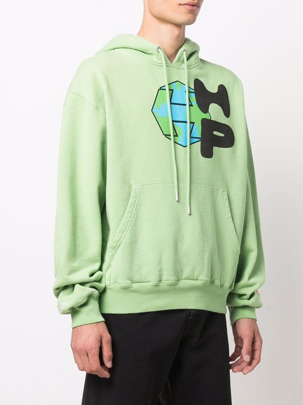 logo-print hoodie - 3