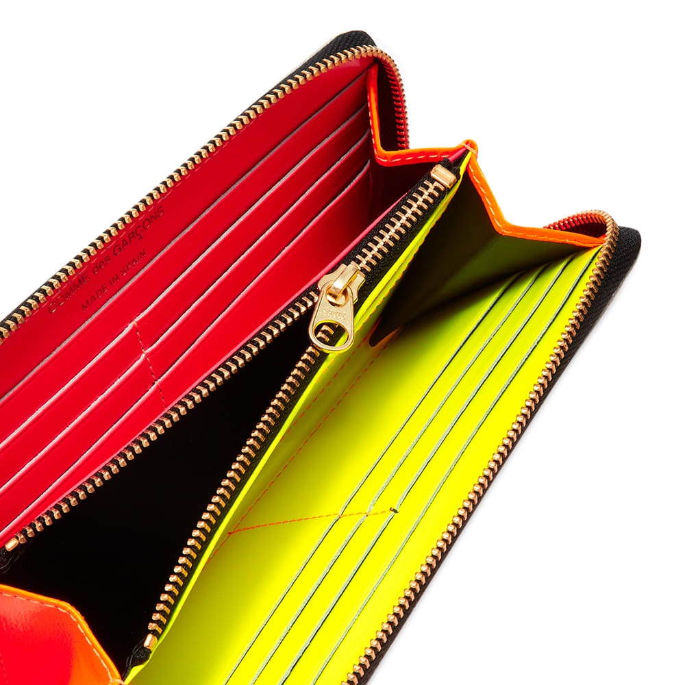 Comme des Garcons Sa0111 Super Fluo Zip Wallet - 4