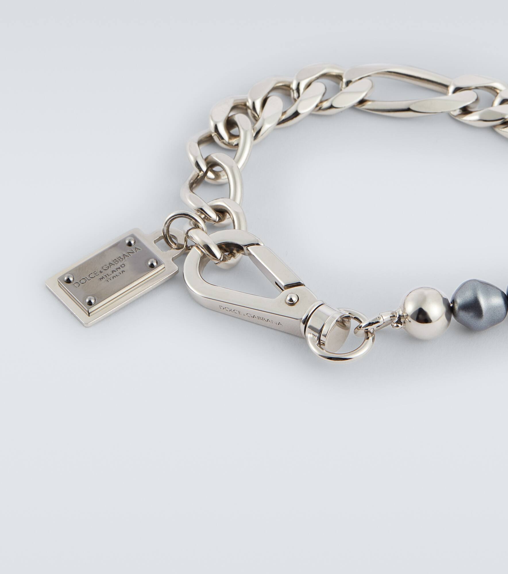 Beaded chainlink bracelet - 4