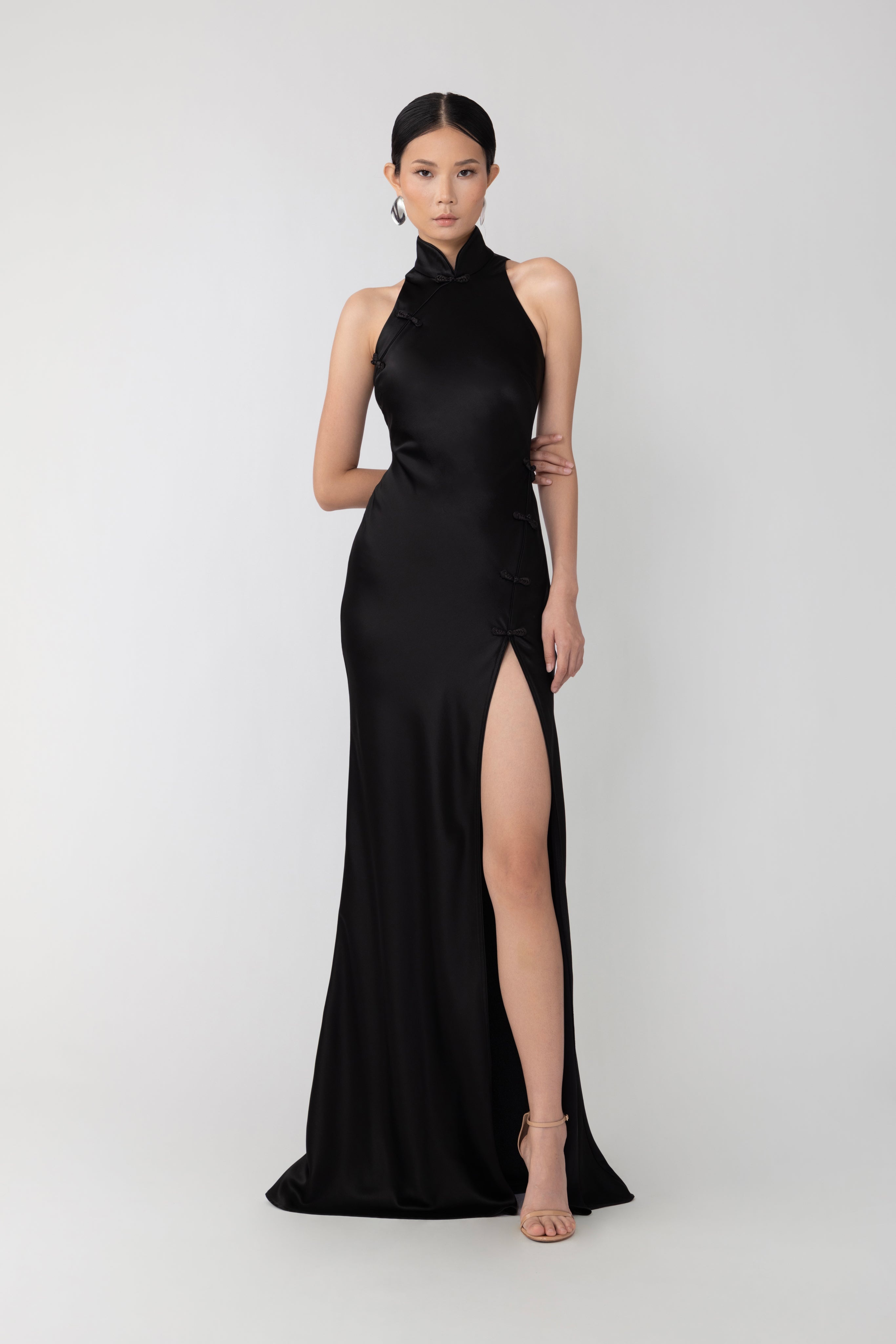 PHOEBE SATIN GOWN - 2