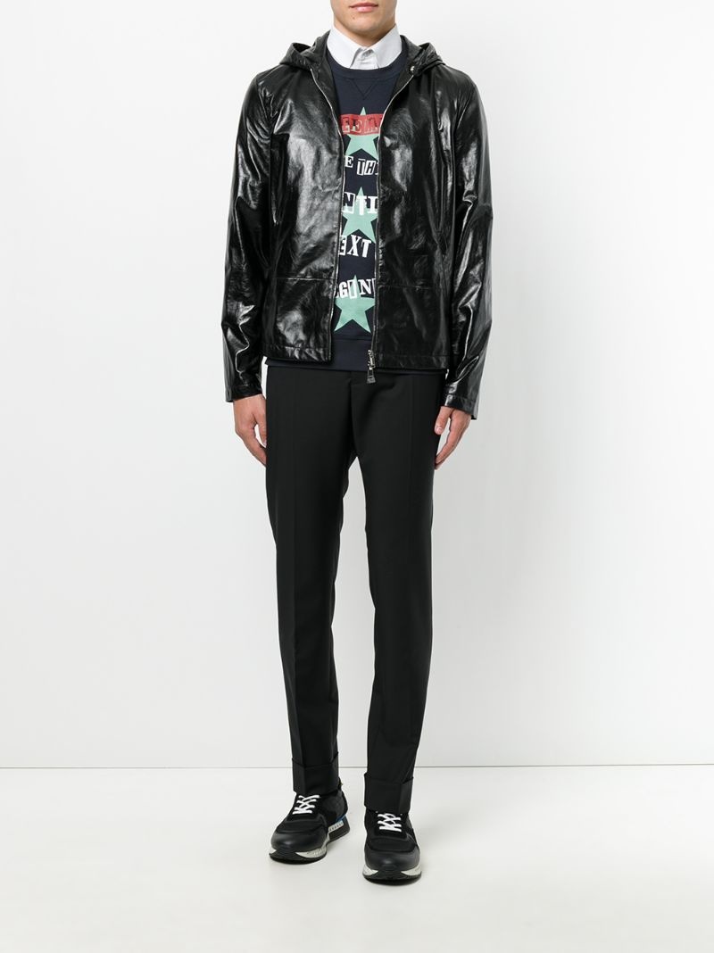 trousers with zip pockets - 2