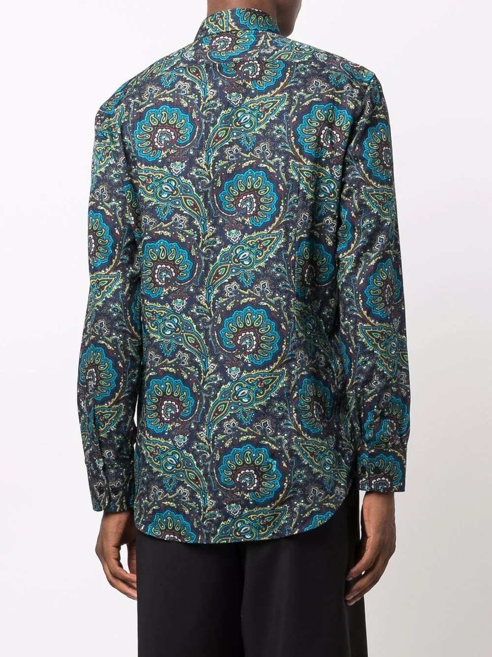 paisley print shirt - 4