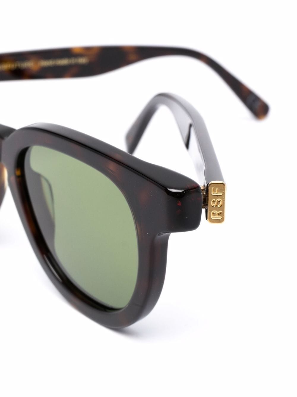 tortoiseshell round-frame sunglasses - 3