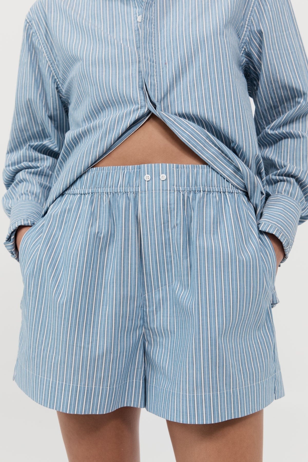 Stripe Boxer Short - Blue Stripe - 2
