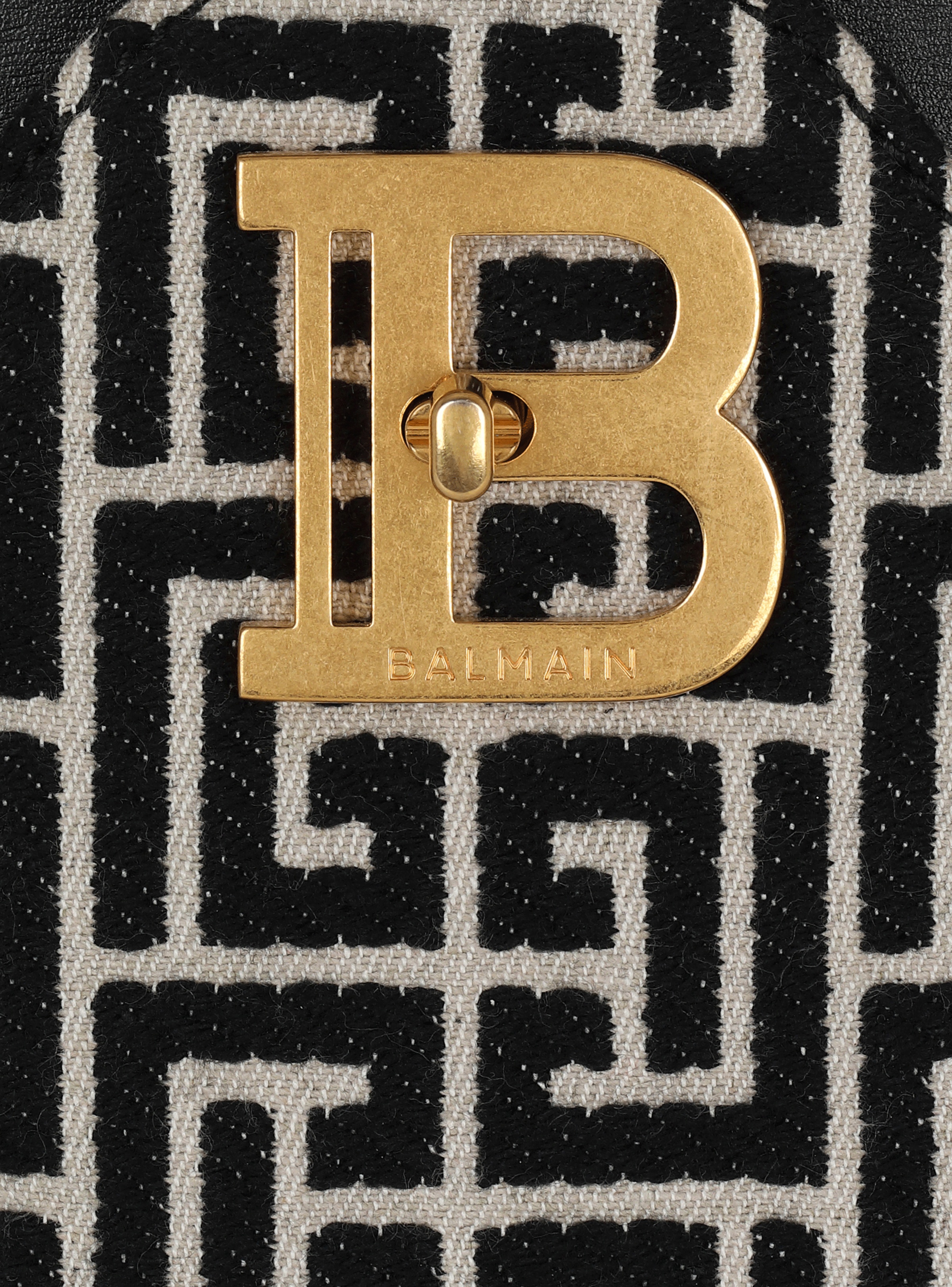 B-Buzz 22 Top Handle bag in leather with jacquard monogram - 6