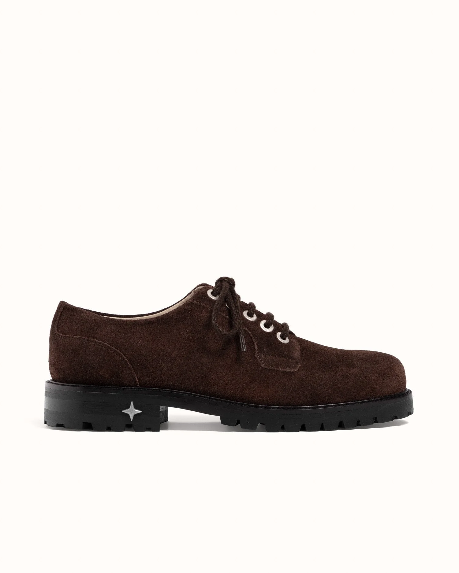 Lennon Chocolate Suede Derby - Men's - 1