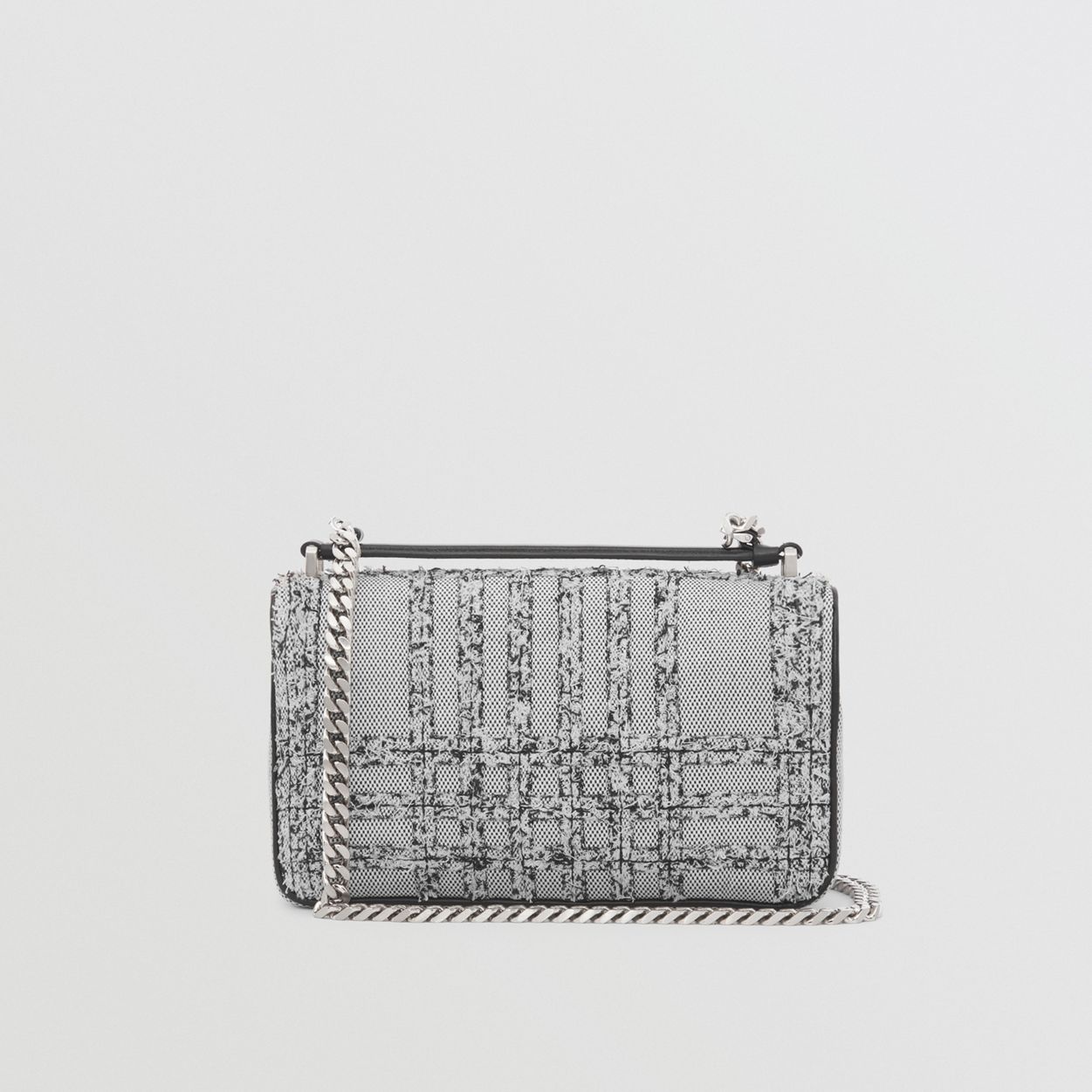 Small Needle Punch Check Canvas Lola Bag - 8