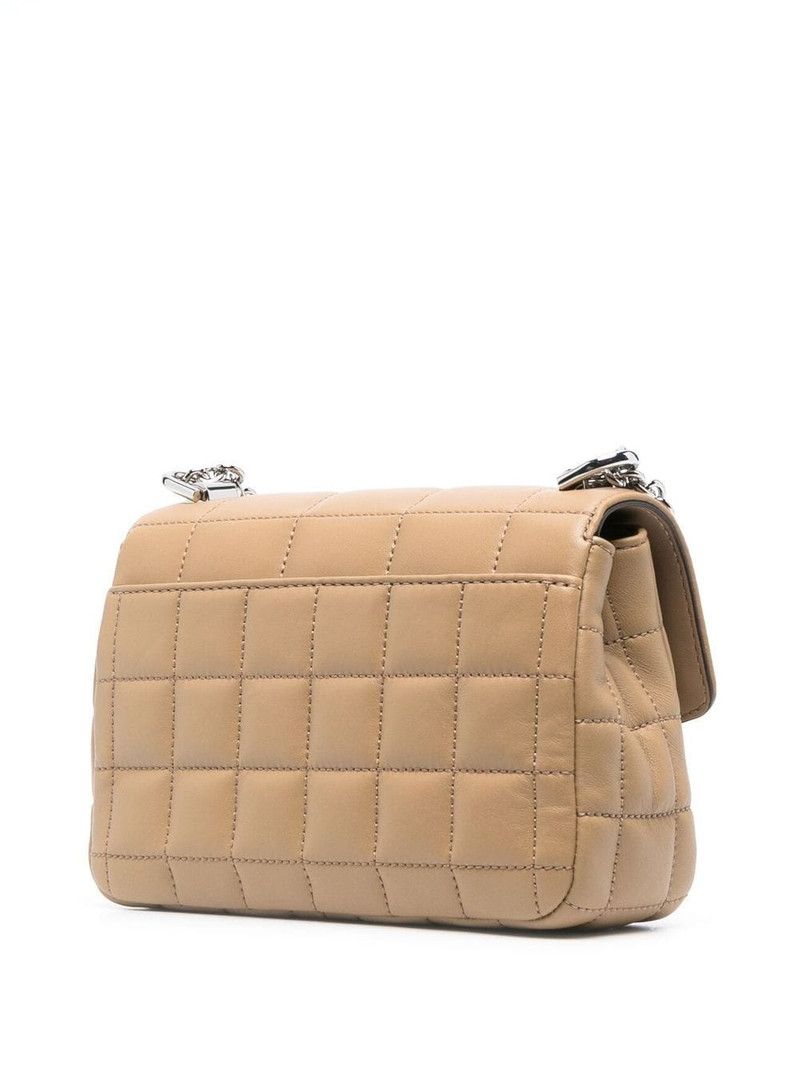 leather quilted shoulder bag 3