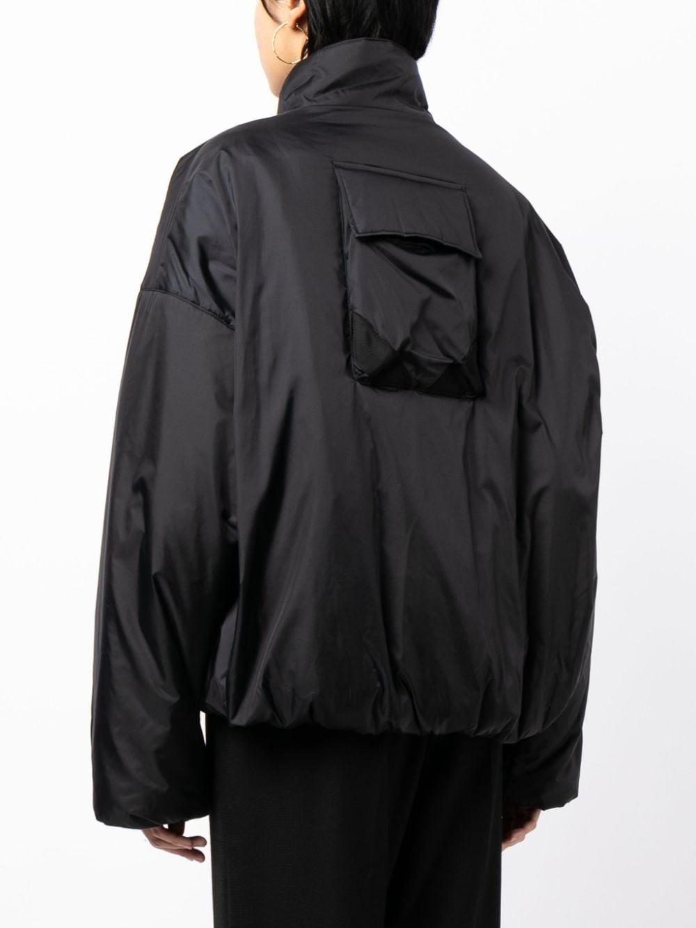 zip-up puffer jacket - 4