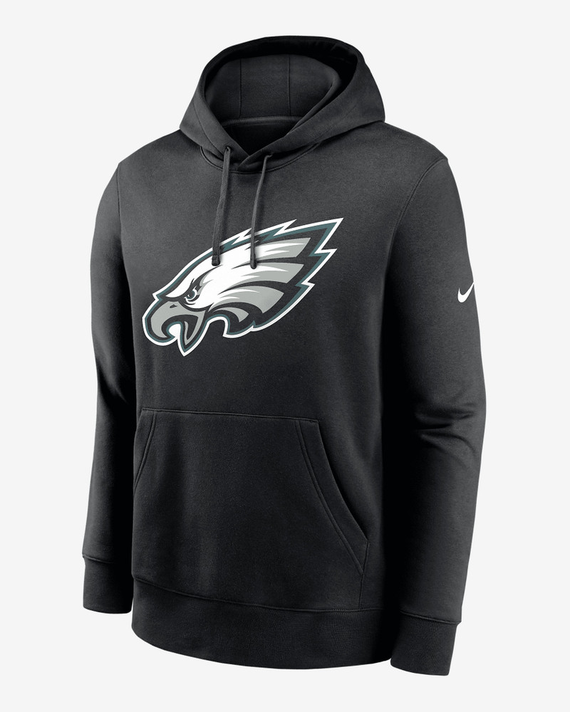 Philadelphia Eagles Club Logo Men's Nike NFL Pullover Hoodie 1