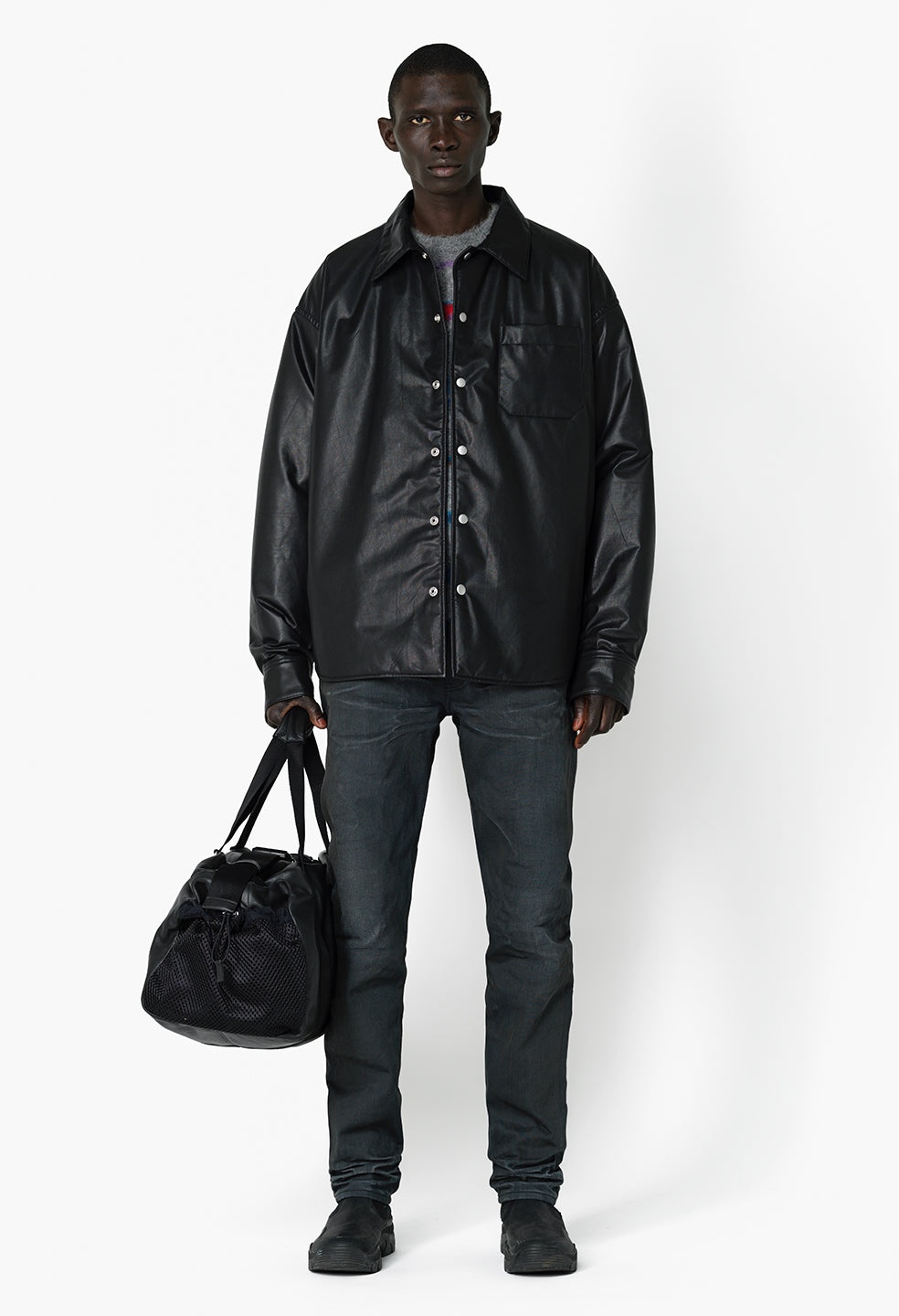 LEATHER SCOUT OVERSHIRT - 3