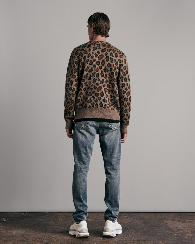 Winslow Mohair Leopard Cardigan
Classic Fit Sweater 5