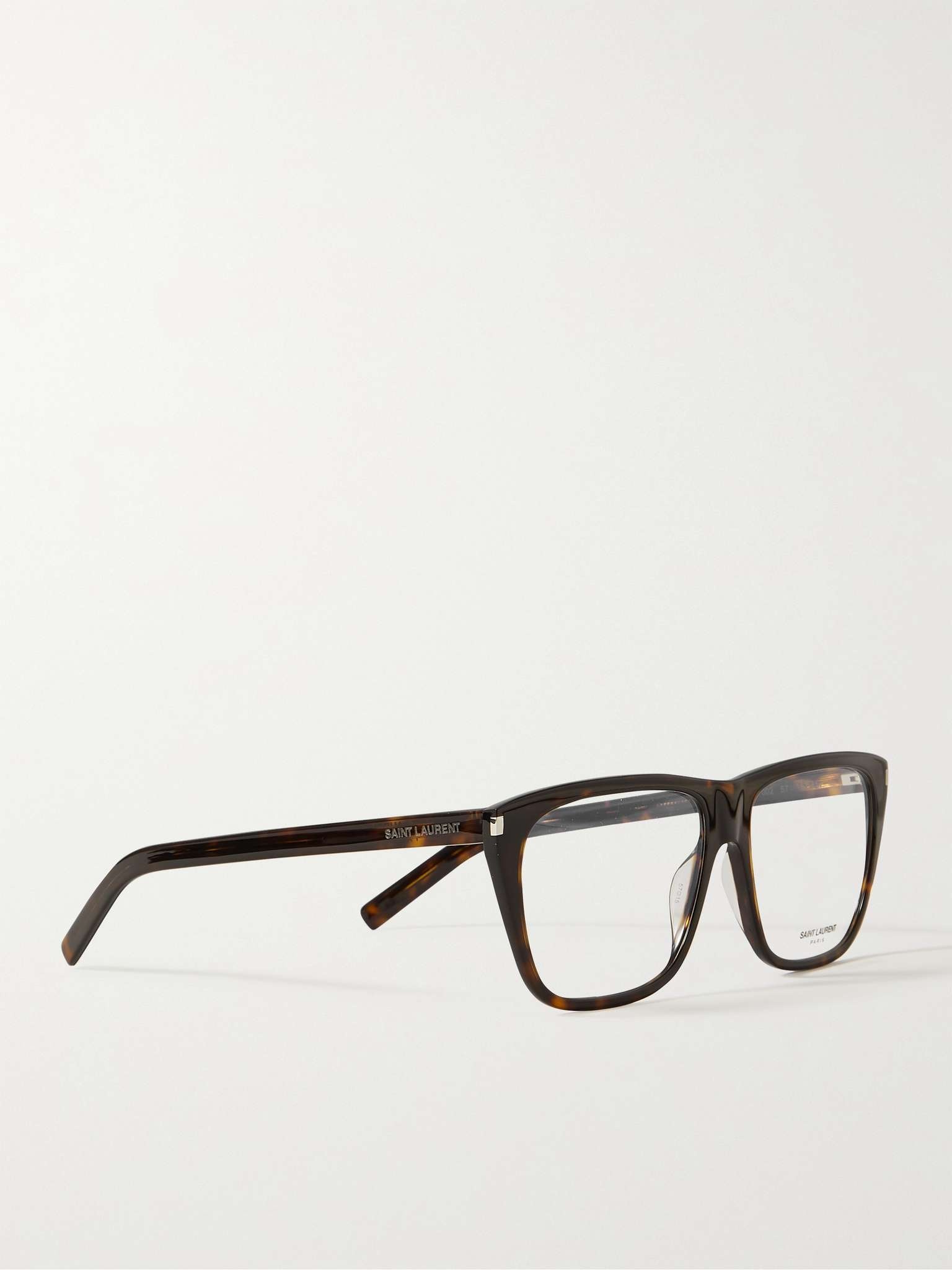 Square-Frame Tortoiseshell Acetate Optical Glasses - 2