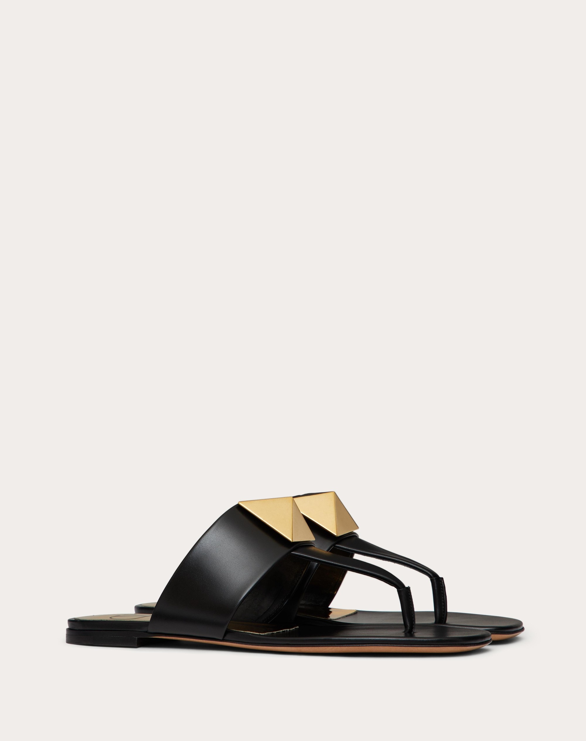【VALENTINO】ONE STUD SANDALS VALENTINO GARAVANI One Stud leather sandals | THE OUTNET