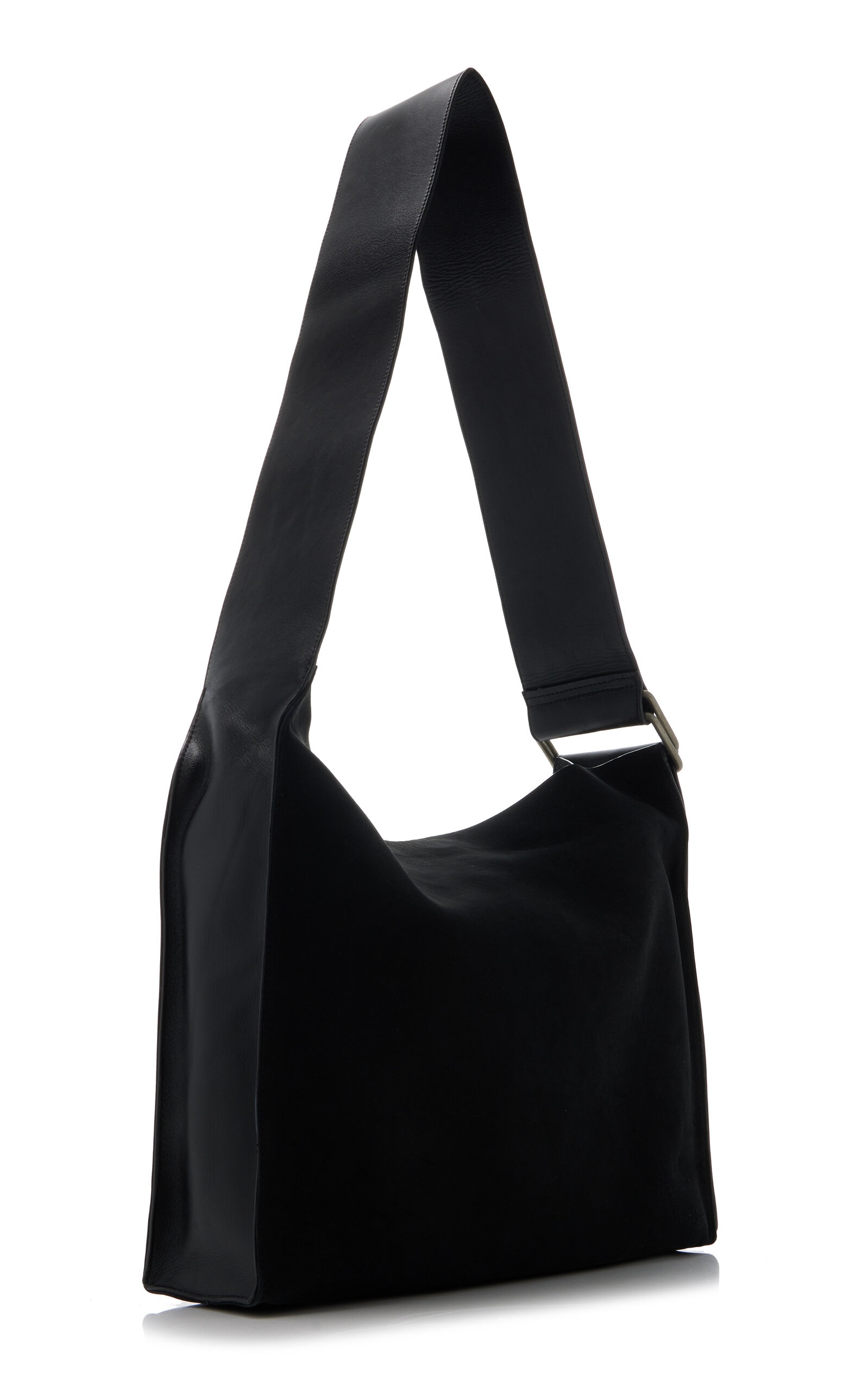Ring-Detail Leather Bag black - 4