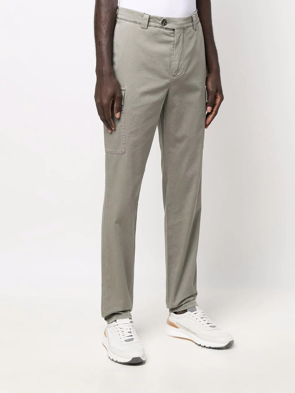 cargo-pocket cotton chinos - 3