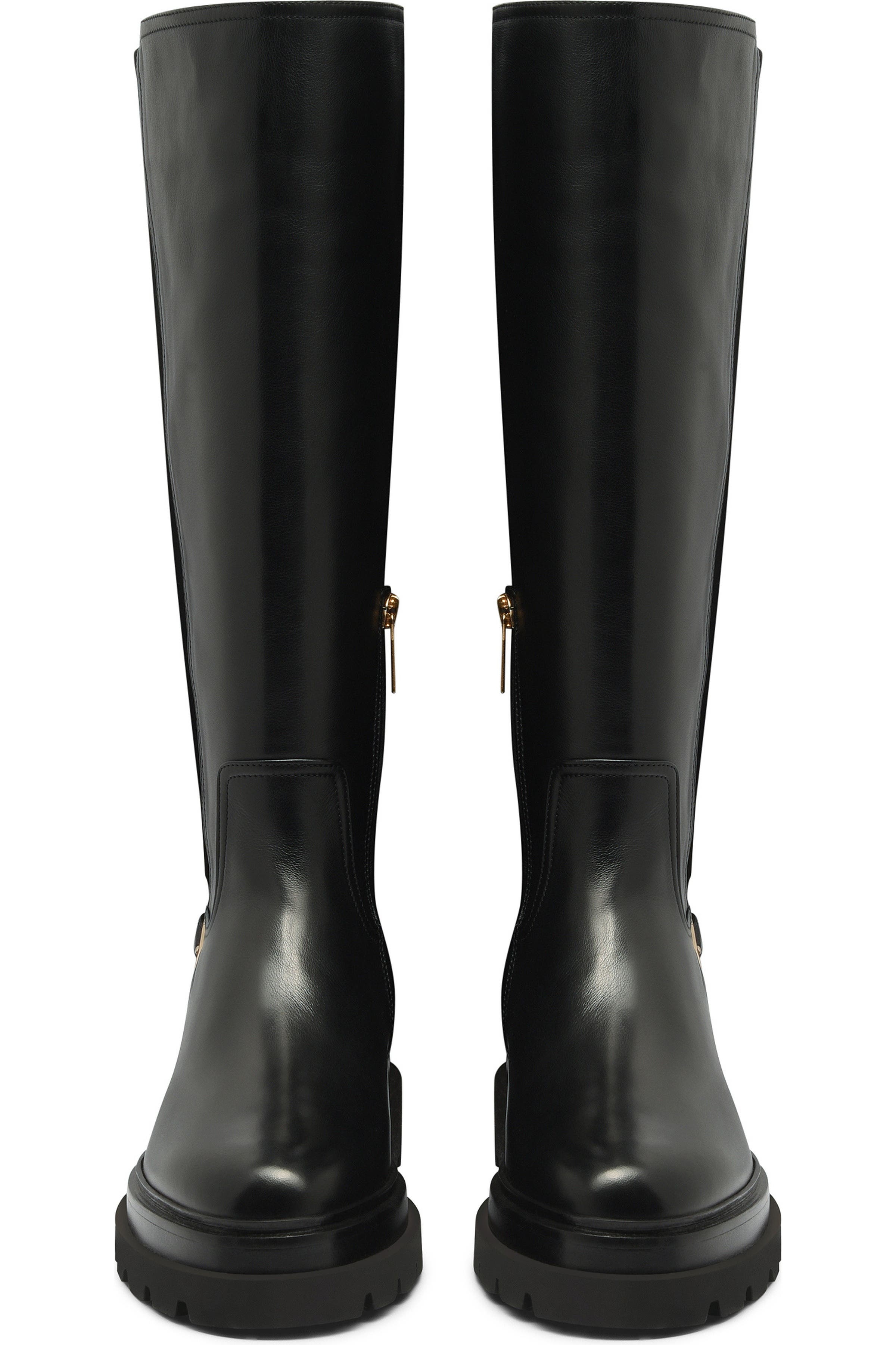 Santoni Women's Erin Black Lugsole Boot at Nordstrom - 3