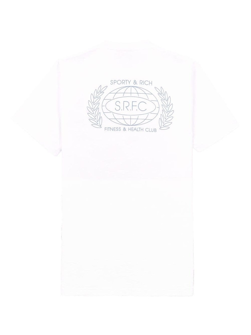 Sporty & Rich logo-print crew-neck T-shirt outlook