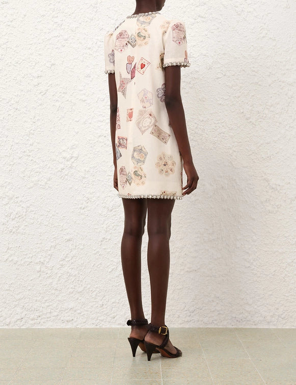 Hypnotic Jewelled Shift Dress - 4