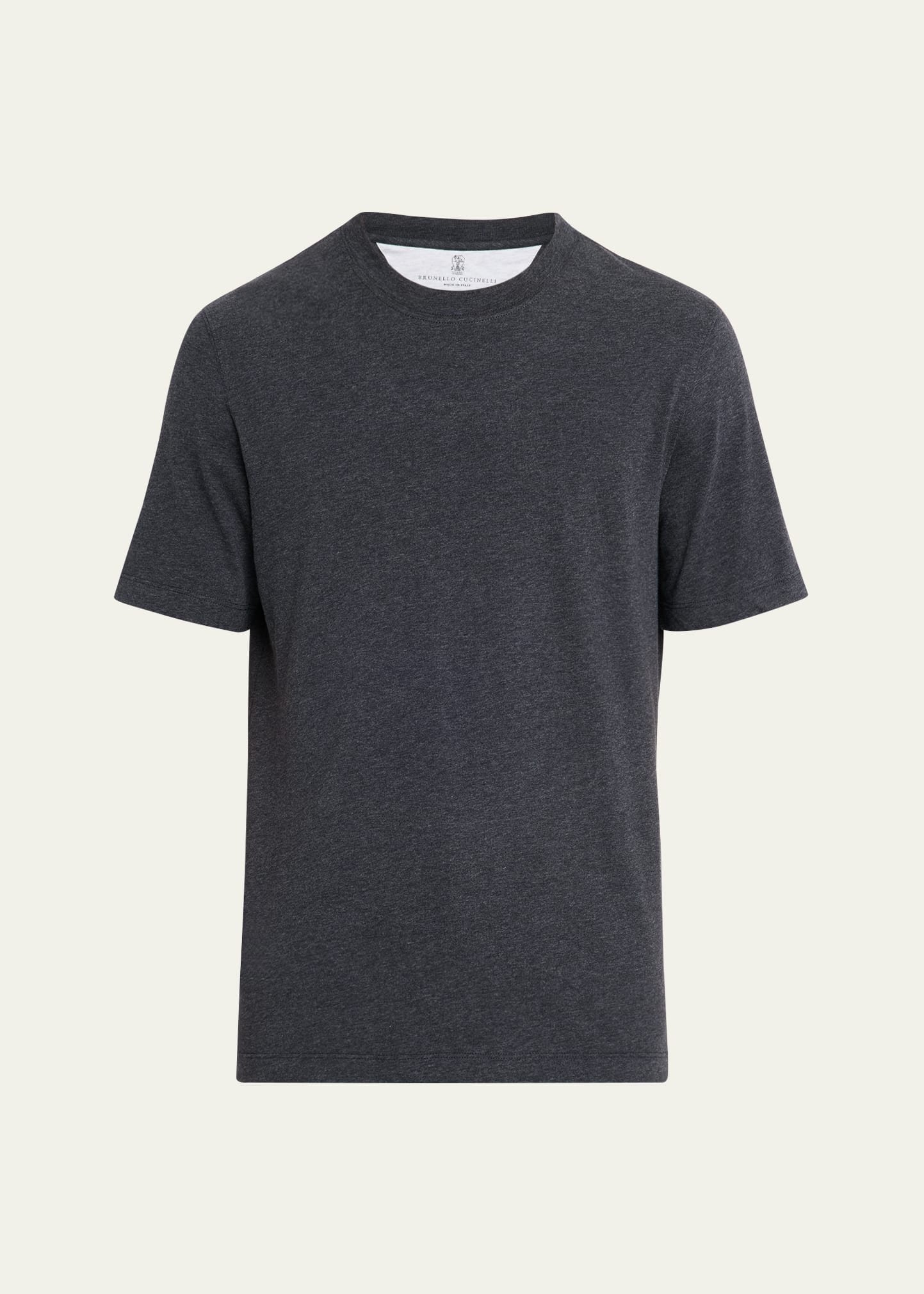 Men's Cotton Jersey Crewneck T-Shirt - 1