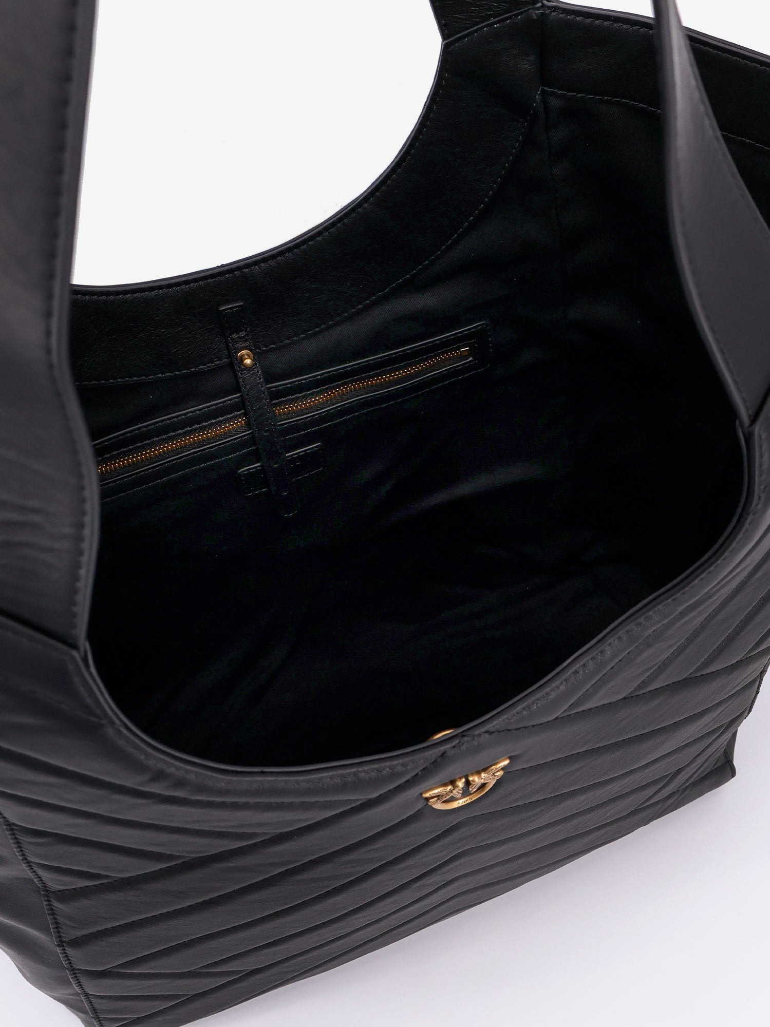 Pinko Quilted Leather Shoulder Bag - 4