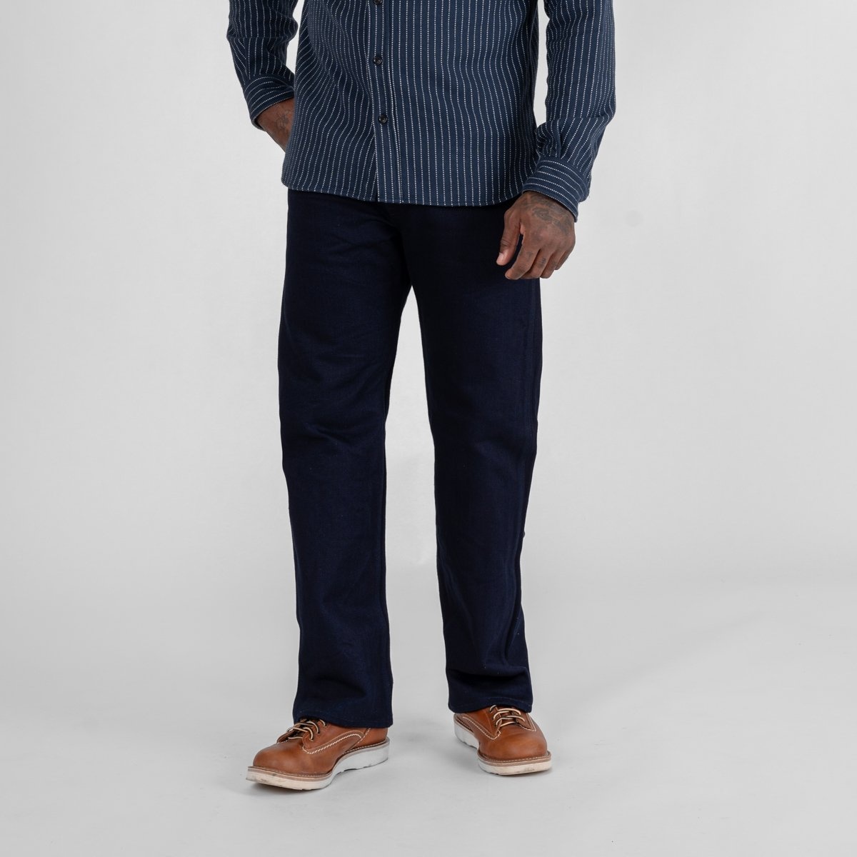 IH-829-IND 21oz Serge Work Pants - Indigo - 2