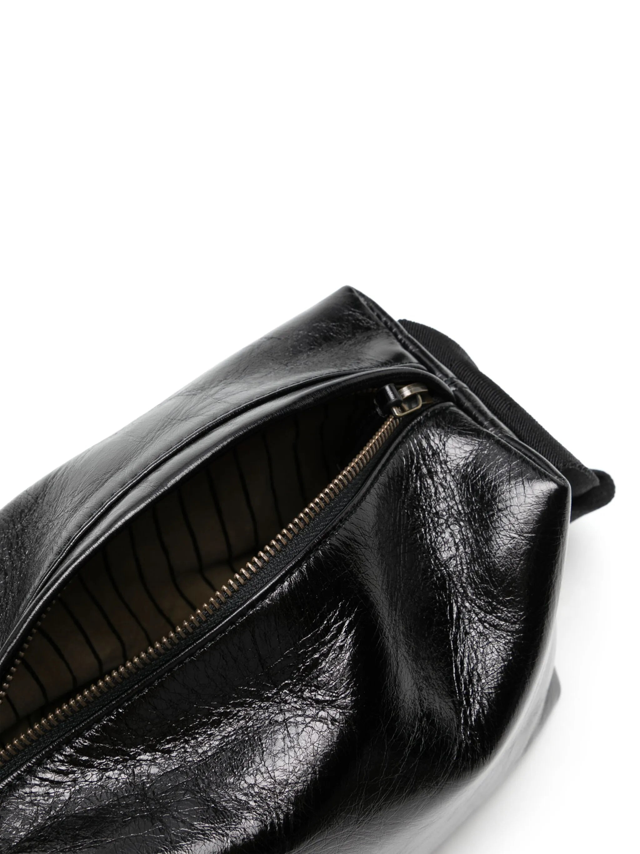 Uma Wang Medium Leather Shoulder Bag - 5