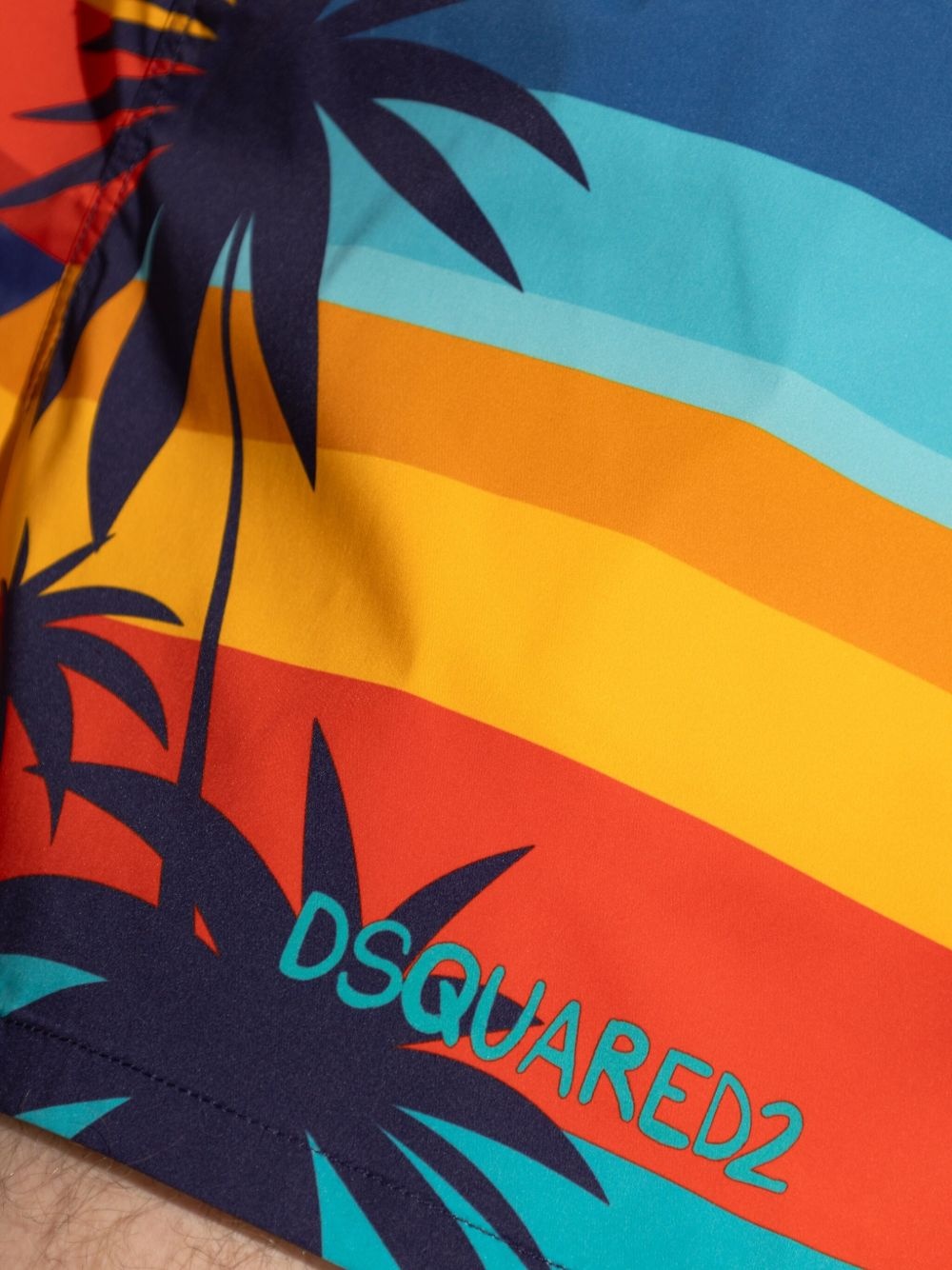 tropical landscape swim shorts - 4