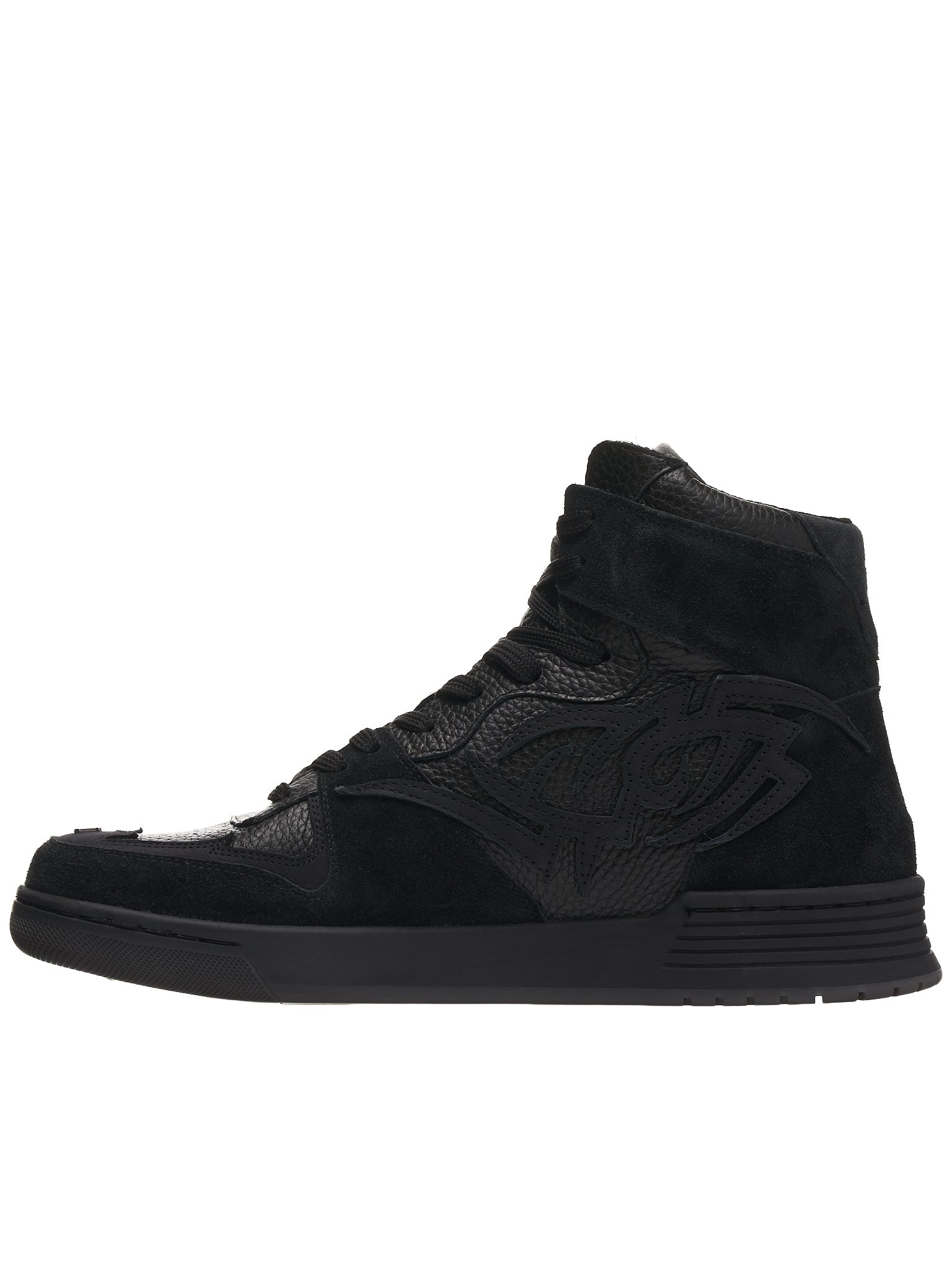 Suede High Top Sneakers - 3