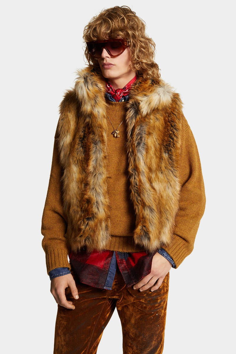 FAUX FUR VEST 3