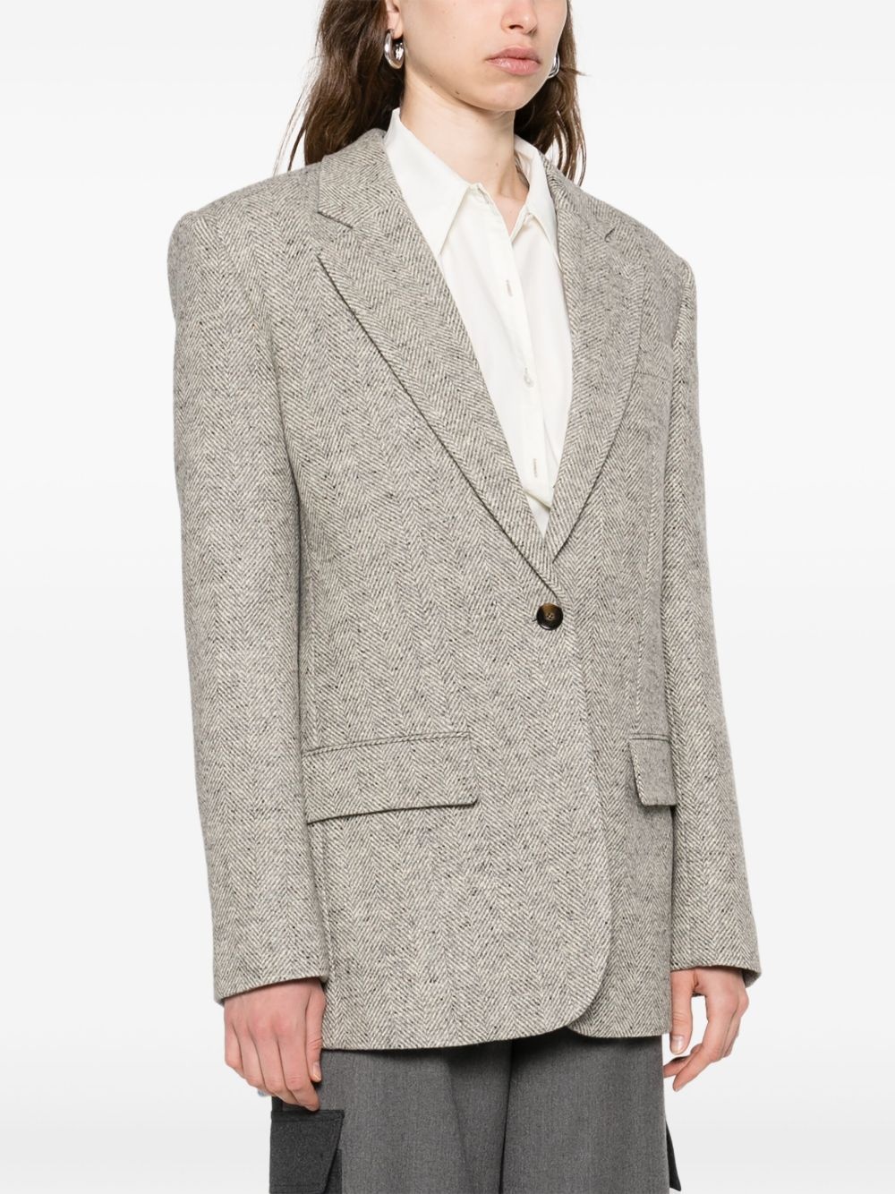 single-breasted blazer - 3