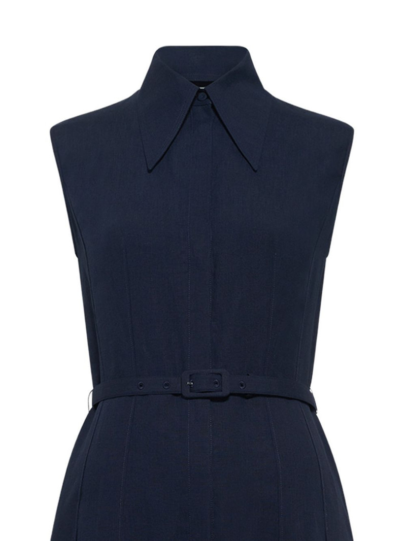 GABRIELA HEARST Durand pleated belted maxi dress outlook