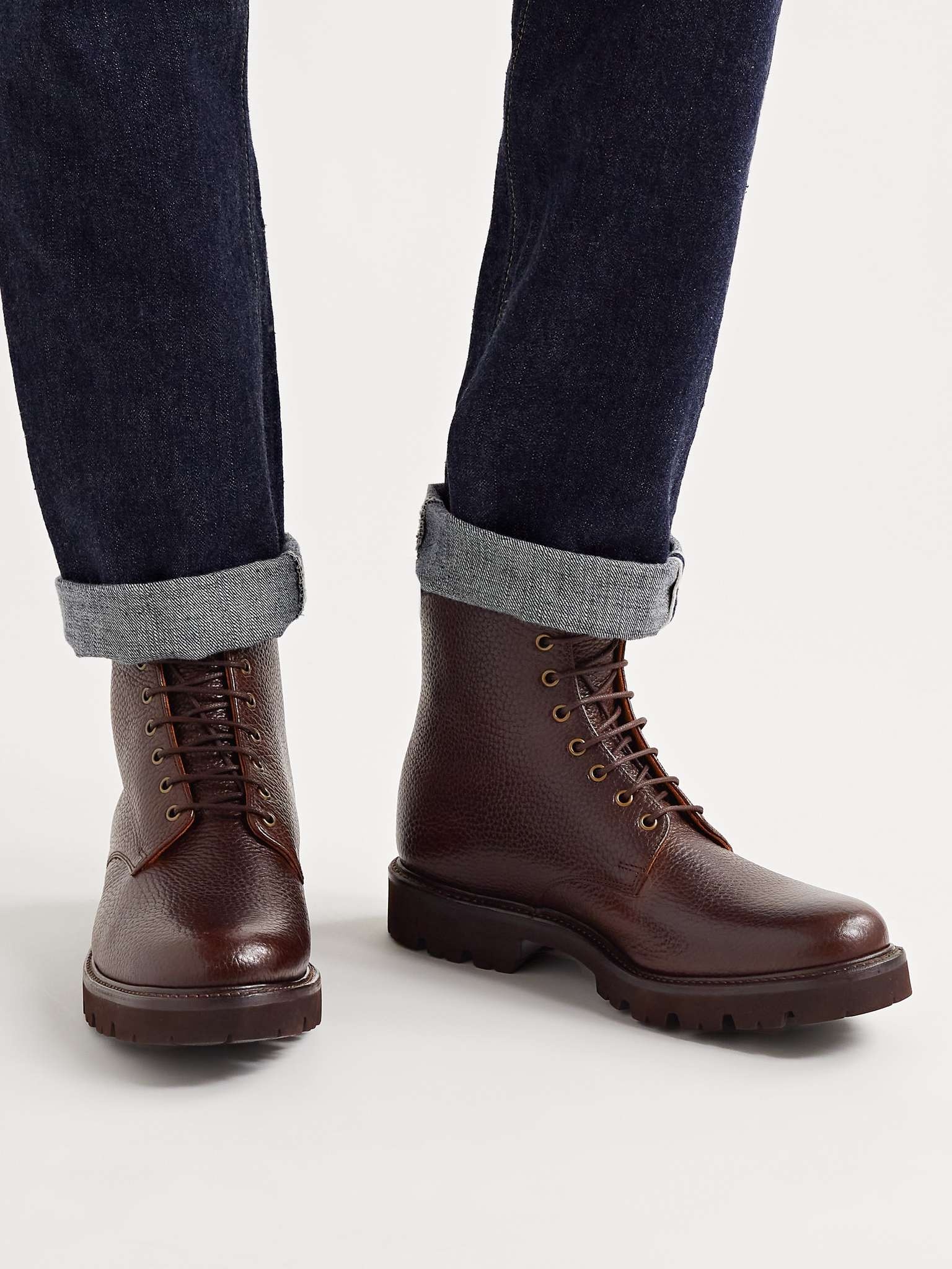 Hadley Full-Grain Leather Boots - 2