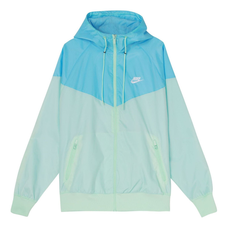 Nike Windrunner Full-Zip Drawstring Hoodie 'Blue' DA0002-379 - 1