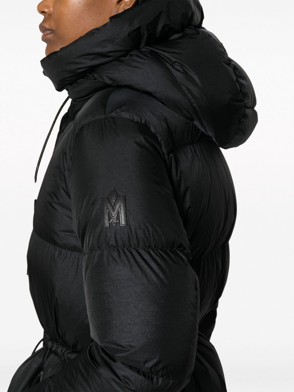 padded down hooded jacket - 5
