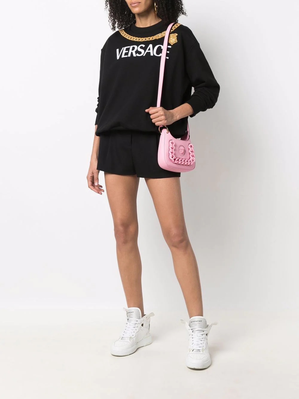 logo-print cotton sweatshirt - 2