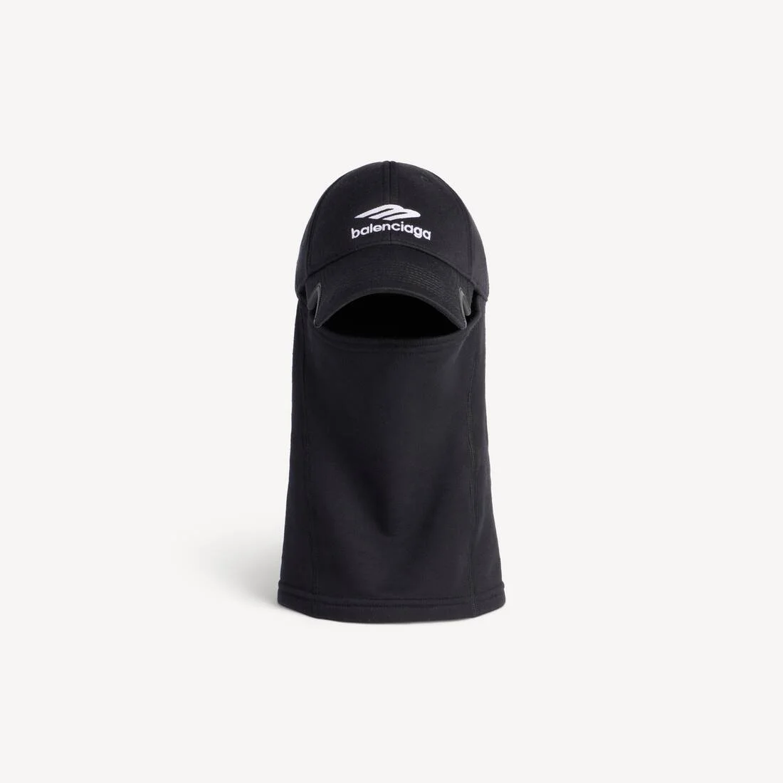 Men's Neck Warmer Cap in Black - 1