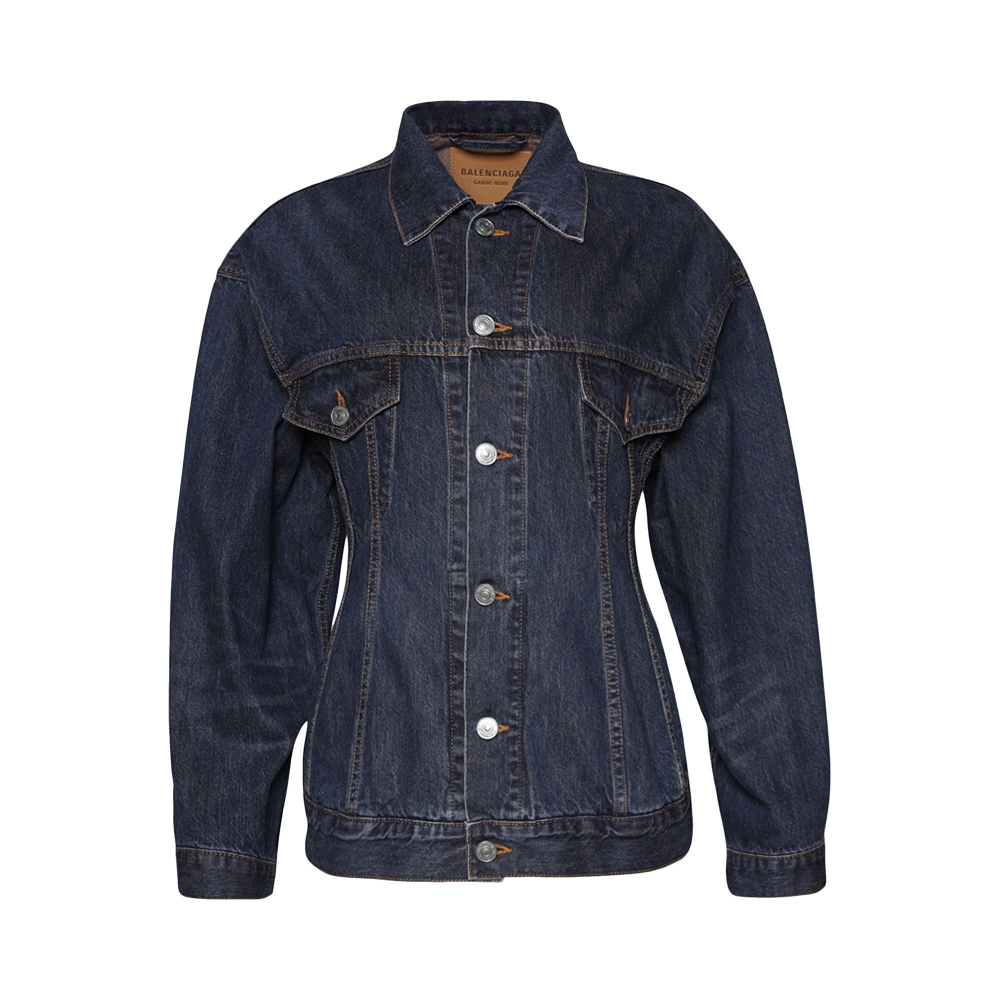 Balenciaga Hourglass Jacket 'Dark Indigo/Madder' - 1