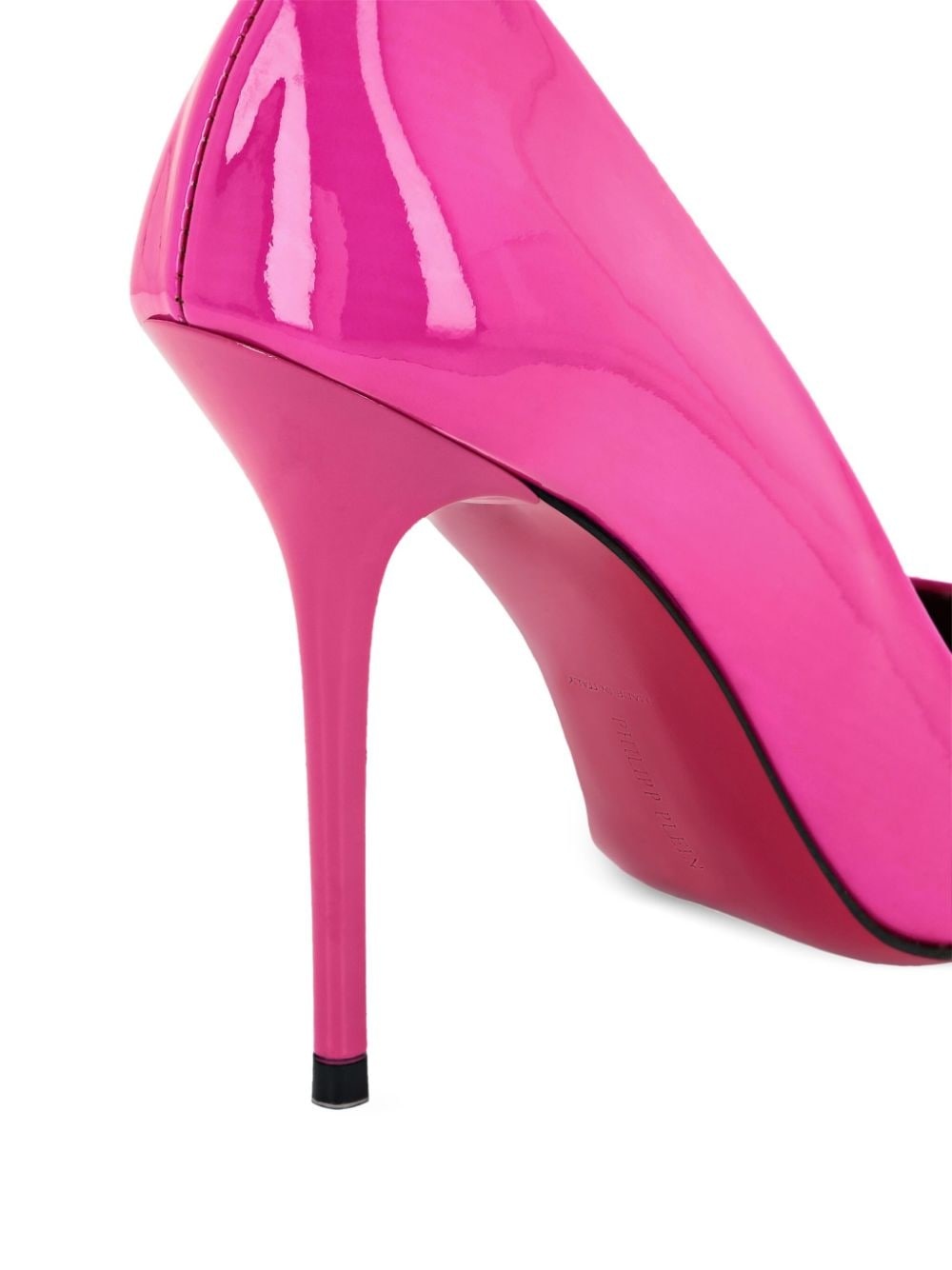 pointed-toe leather pumps - 3