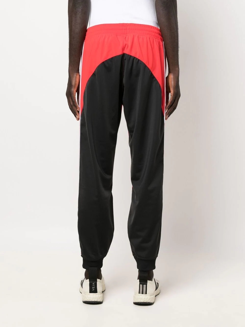 colour-block elasticated track pants - 4