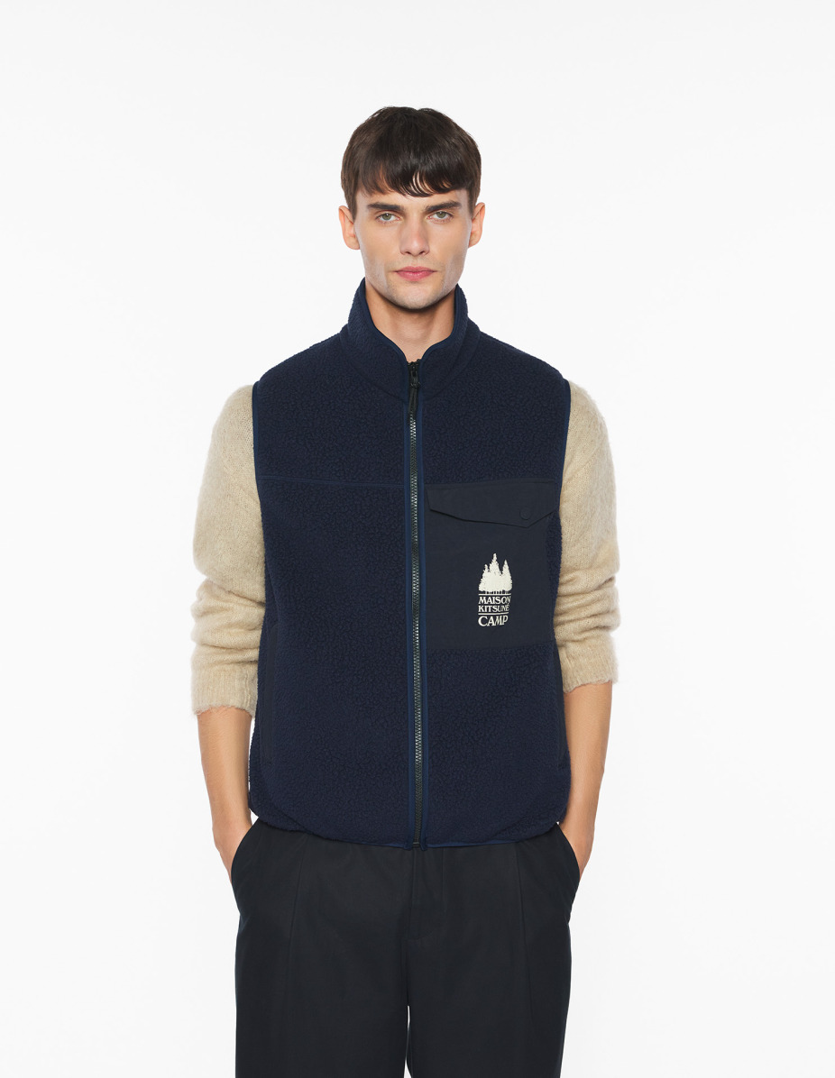 CASUAL FLEECE SLEEVELESS VEST - 3