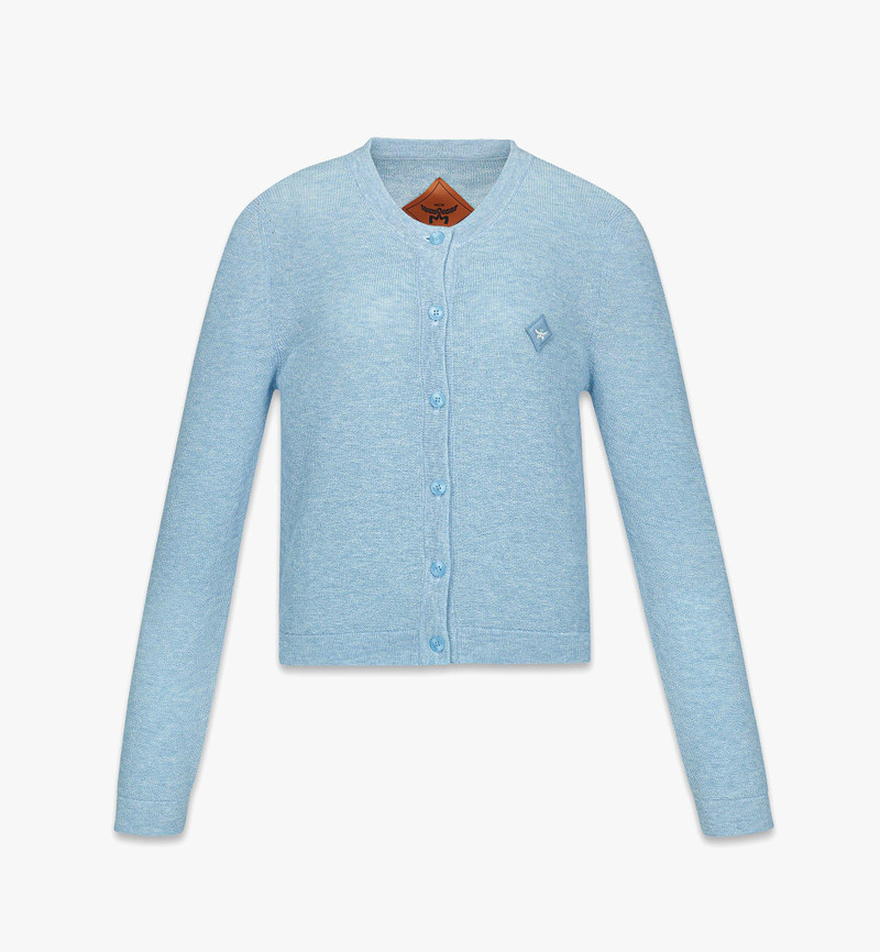 Logo Patch Knit Cardigan 1