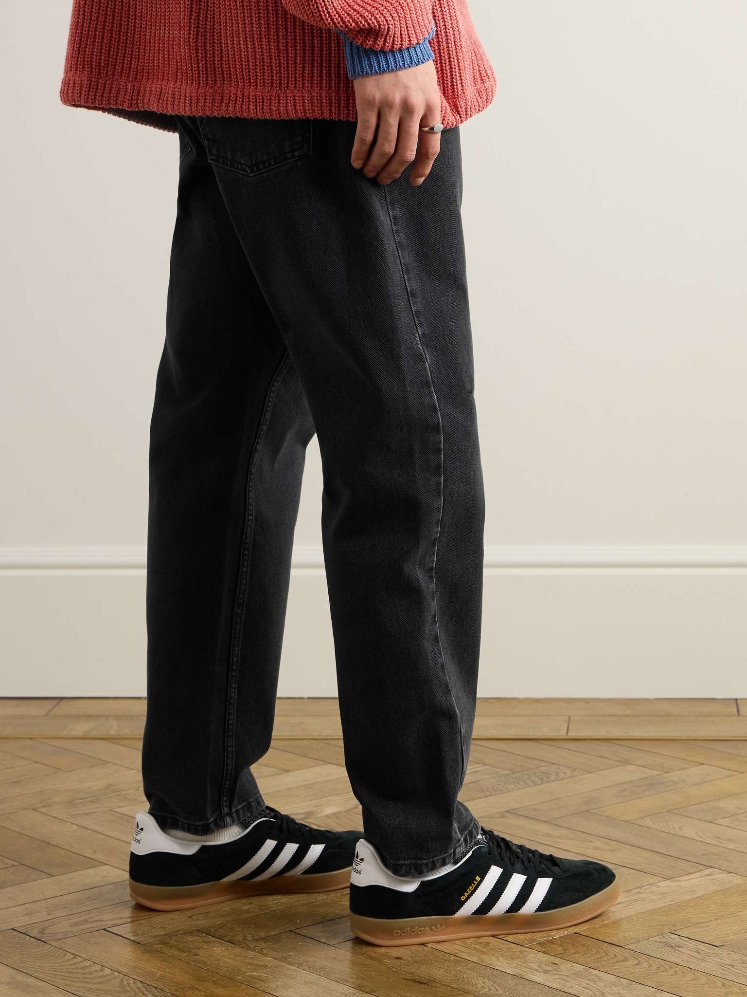 Newel Tapered Logo-Appliquéd Jeans - 4