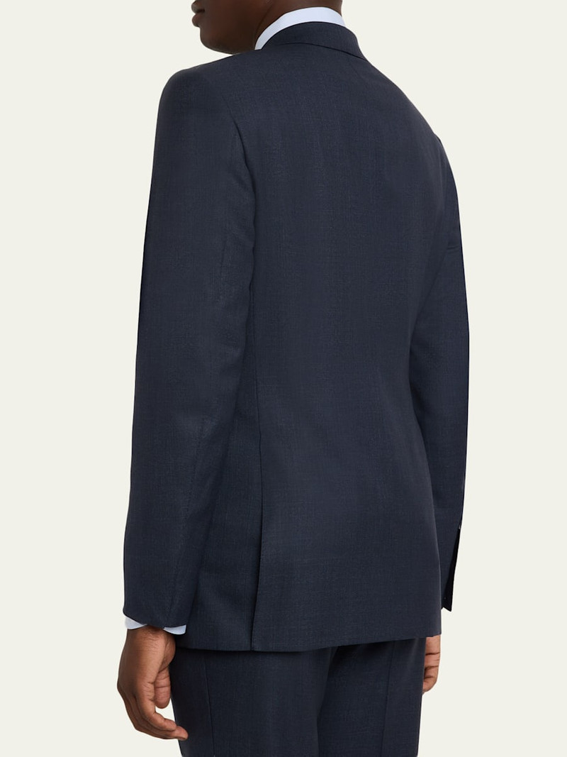 Men's Wool Notch-Lapel Two-Piece Suit 5