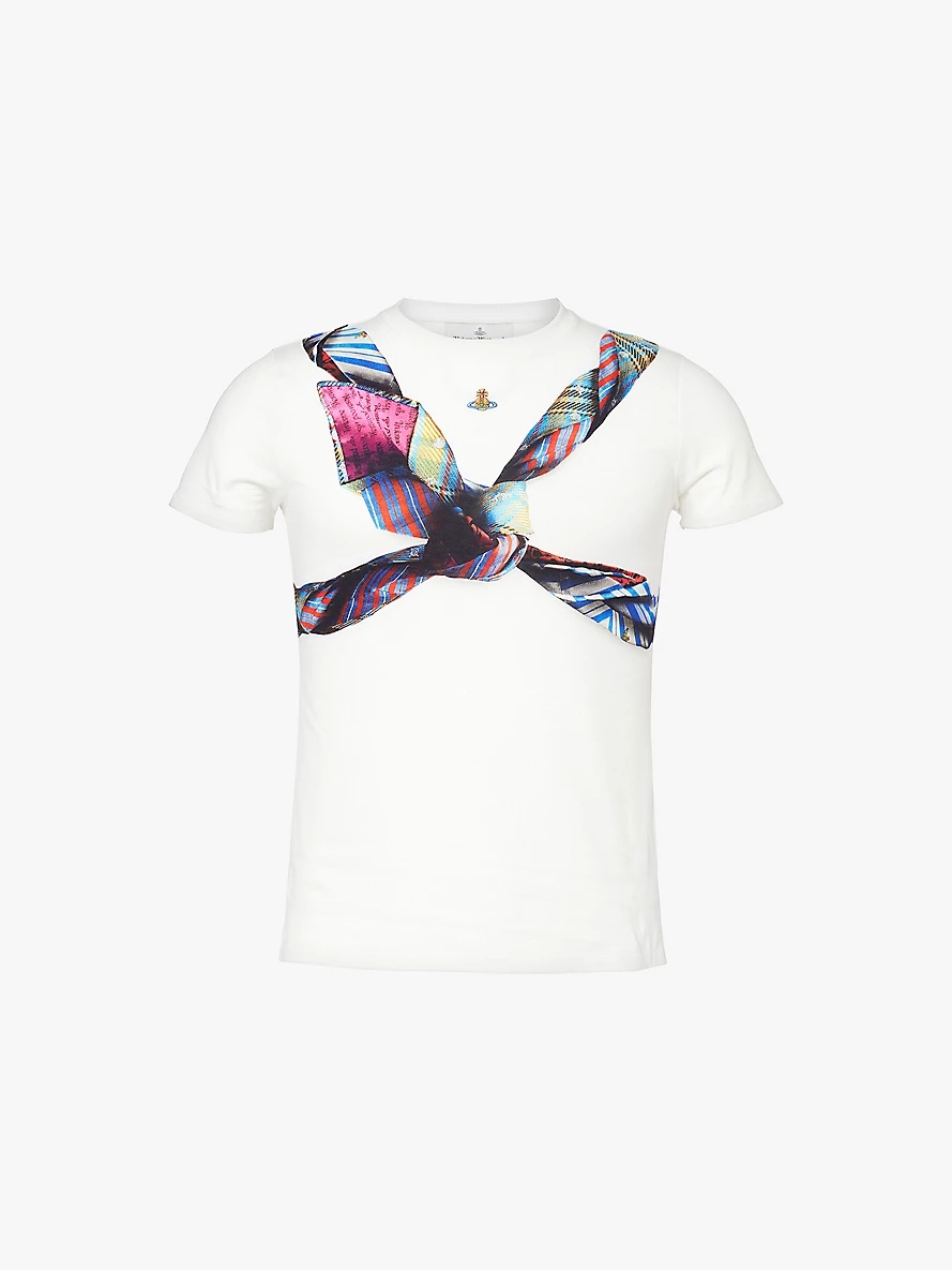 Tie Bondage Peru graphic-print regular-fit organic-cotton T-shirt - 1