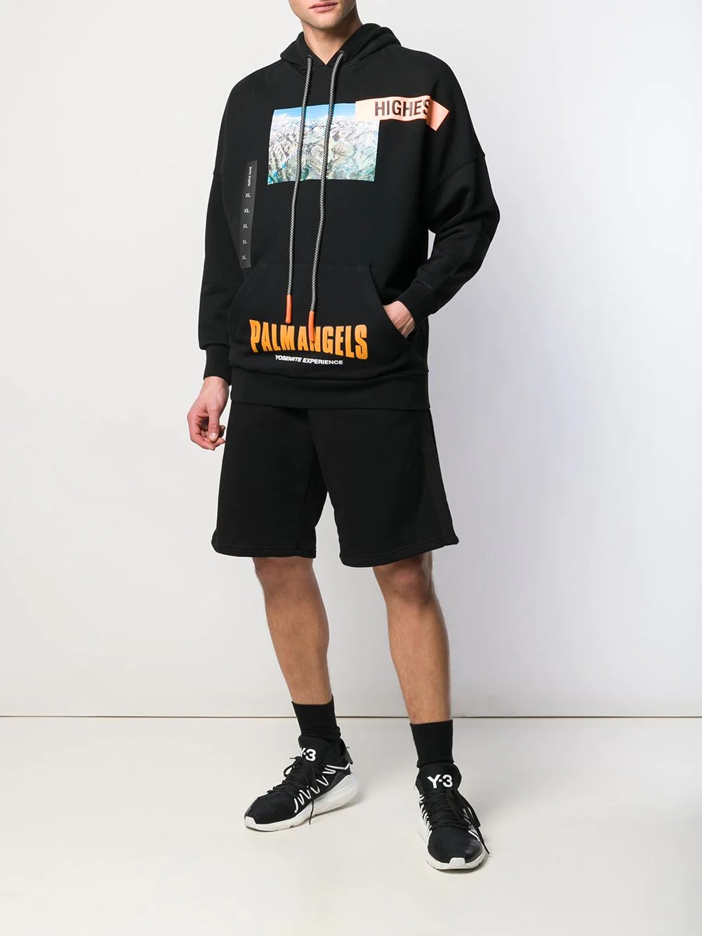 tie-knot running shorts - 2
