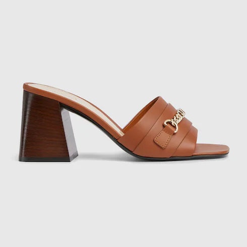 Gucci Logo Signoria Slide Sandals - 1